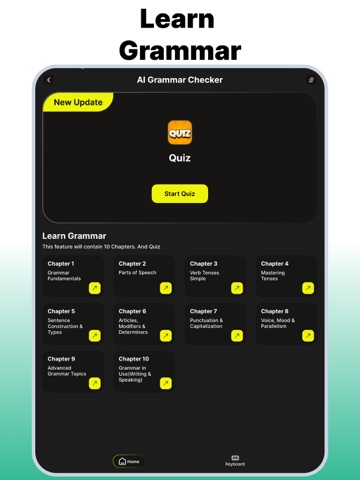 English Grammar Checker ® iPad screenshot