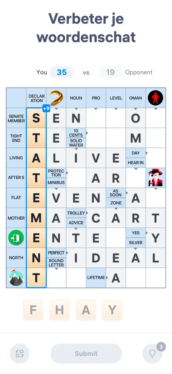 Crossword Master - Word Puzzle iOS Mod IPA screenshot 3 - iOS game interface
