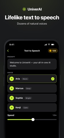 UniverAI: AI Chat Assistant iPhone screenshot