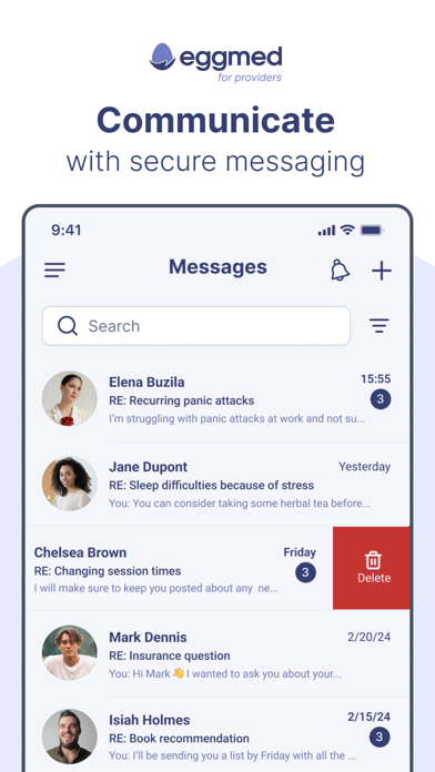 Eggmed iPhone screenshot 3 - Medical app