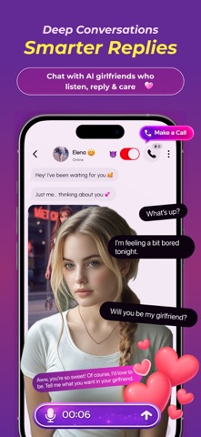 Heat: Ai Girlfriend Chatbot iPhone screenshot