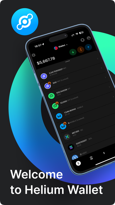 Helium HNT Wallet Screenshot