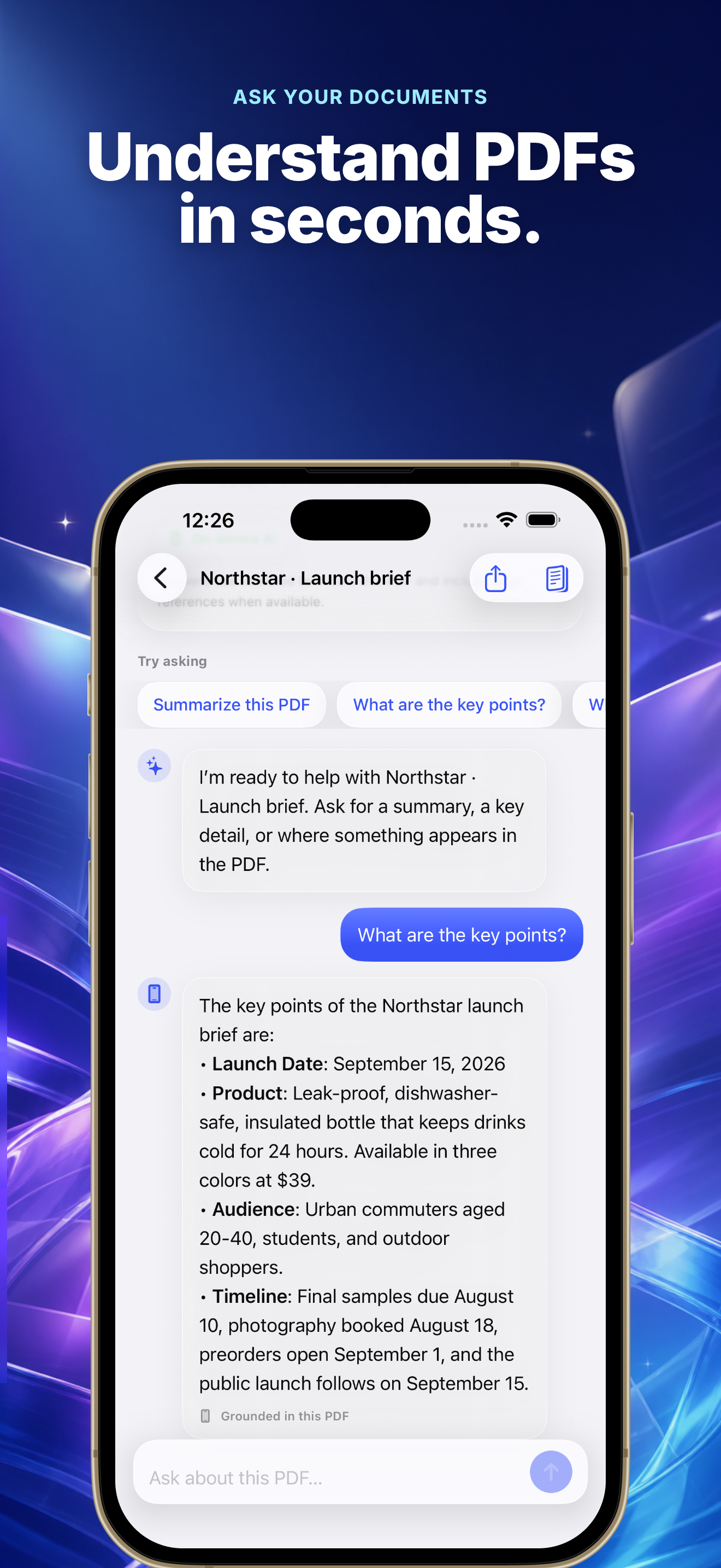 Talk to PDF: AI Chat & Reader screenshot 2