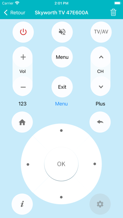 Screenshot #2 pour Uni TV Remote