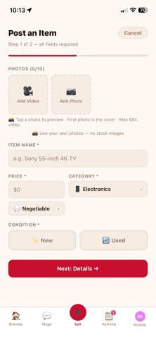 Swixli screenshot