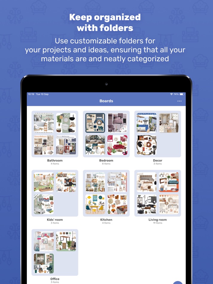 #3. Mood Board maker - HomeBoard (iOS) 由: VDMNSZK Kft