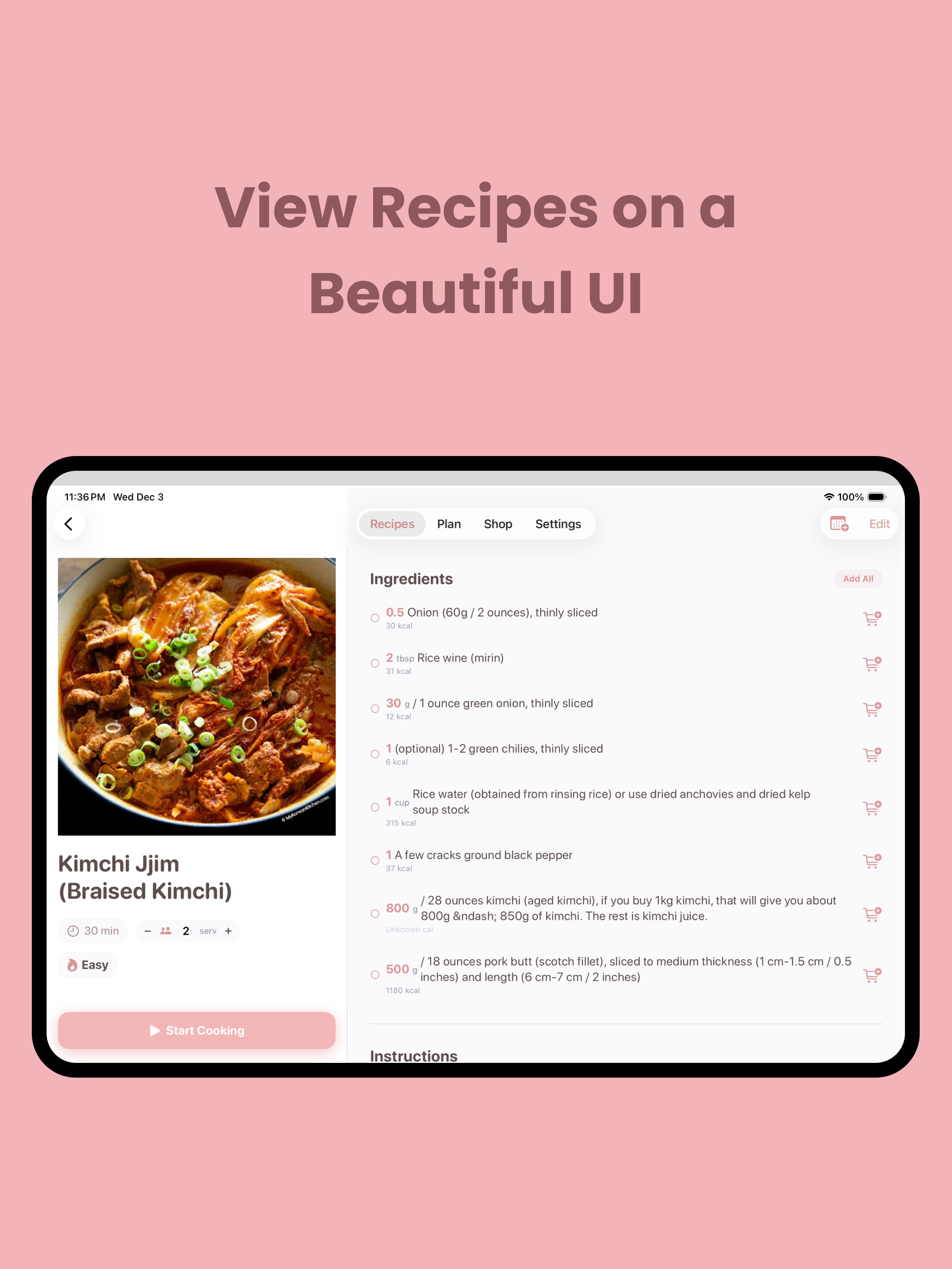 Recipe Mini: Manager & Planner screenshot 9