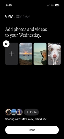 9PM – Visual Diary iPhone screenshot