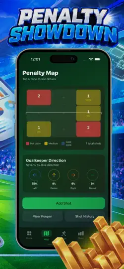Captura de pantalla de Penalty Vision en iPhone 4