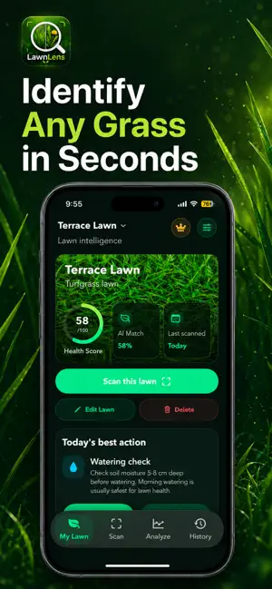 AI Grass Identifier - LawnLens screenshot 1