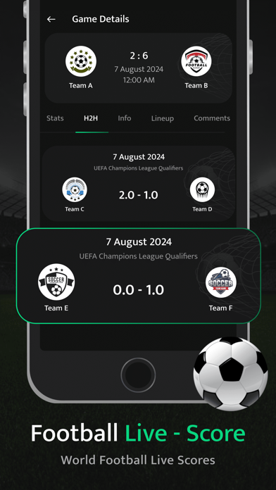 Live Football TV Match & Score Screenshot