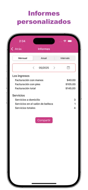 Agenda para citas de uñas screenshot 3 of 4