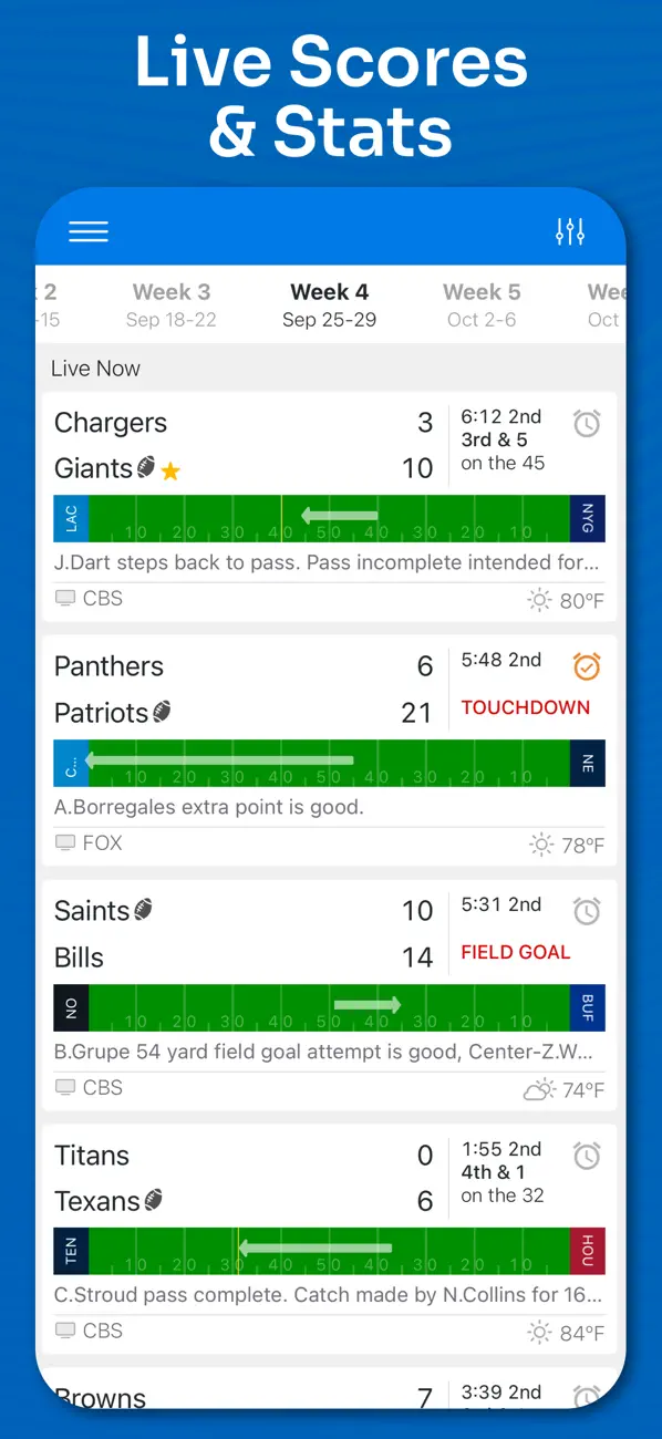 Screenshot #2 pour Superfan Sports: NFL Football