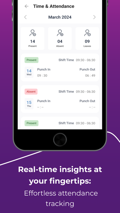 Screenshot 3 of ERADA HRMS App