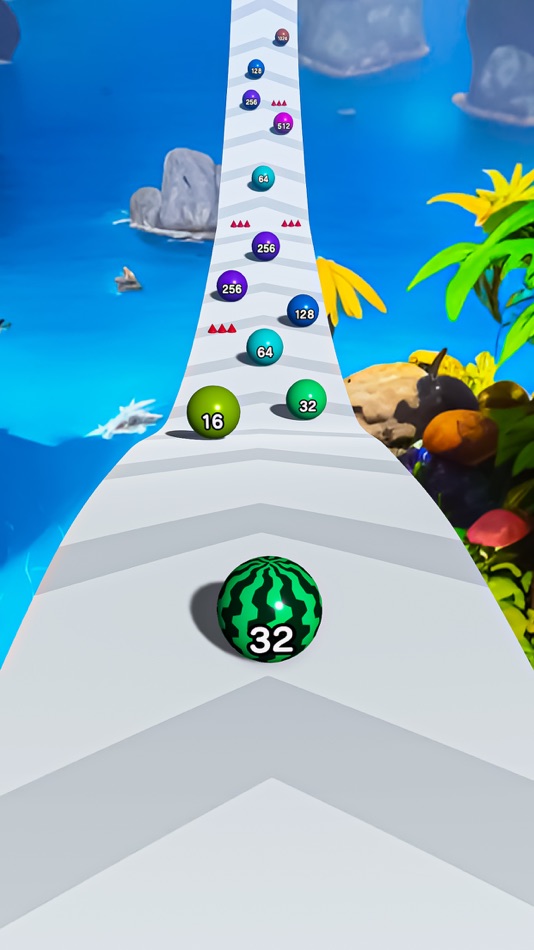 #2. Ball Run :number master 2048 (iOS) 由: Rashid Mumtaz