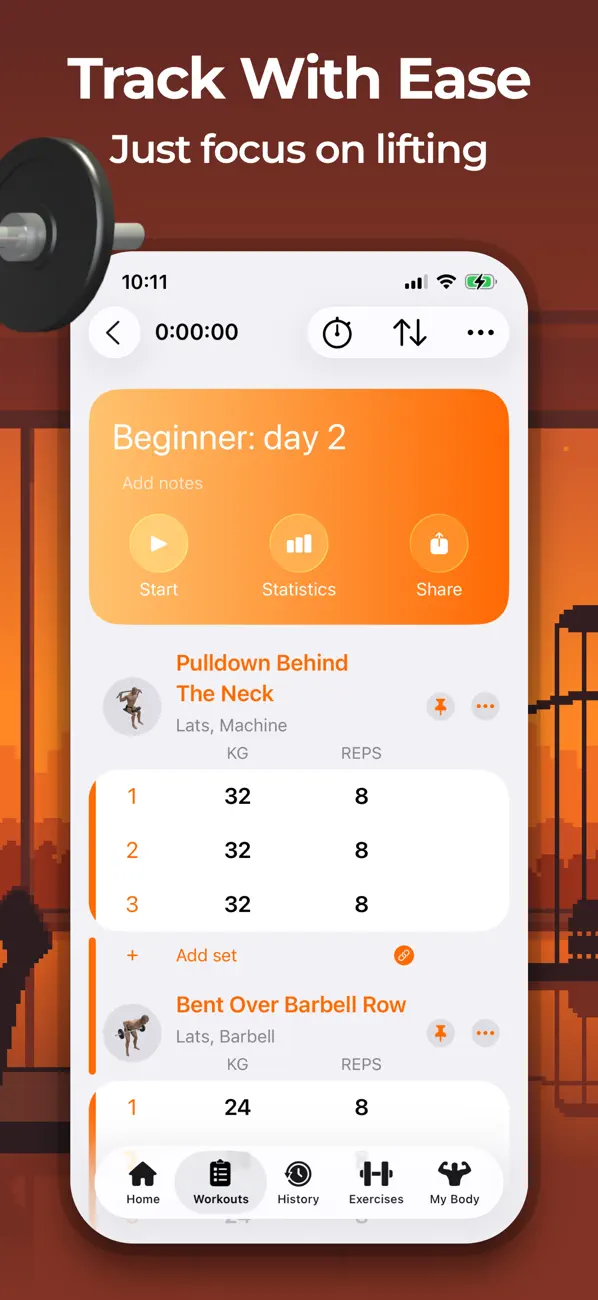 #2. Gymaholic: Gym Workout Planner (iOS) By: Devenyi Gabor