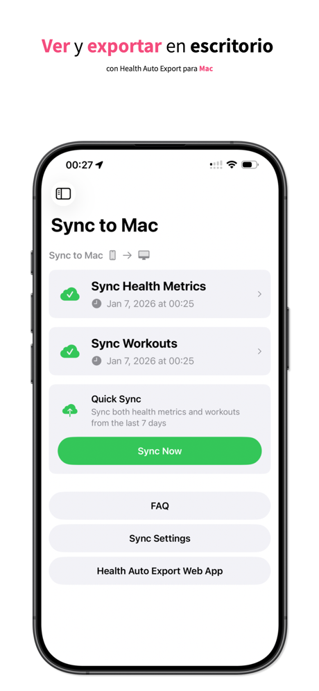 Health Auto Export - JSON+CSV screenshot 4