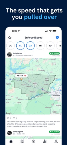 EnforcedSpeed iPhone screenshot