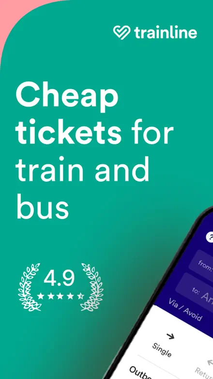 Trainline screenshot 1