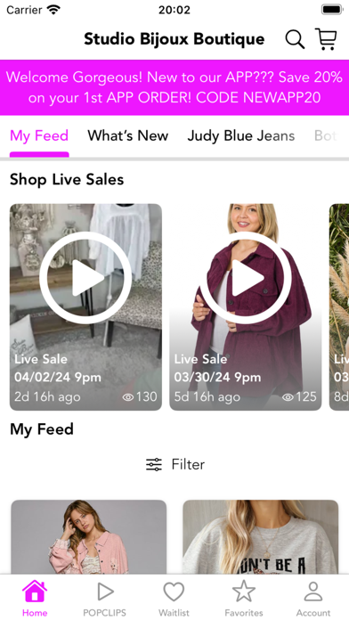 Studio Bijoux Boutique Screenshot