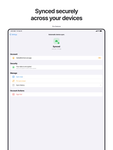 KitchenCost - Recipe Costing iPad screenshot 6
