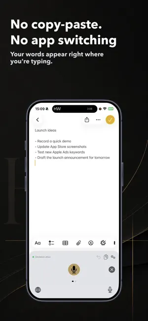 dictate. — Voice to Text screenshot 3