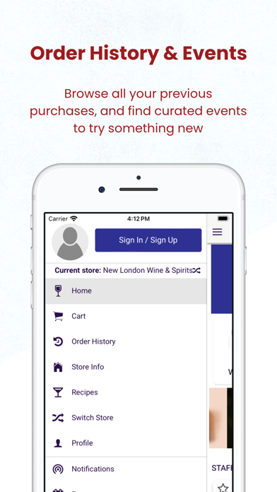 New London Wine & Spirits Screenshot