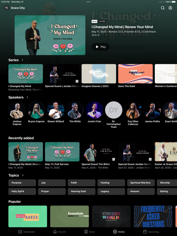 mygracecity iPad screenshot 4 - Education app