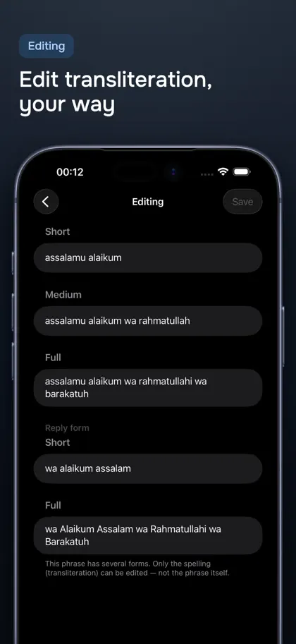 Screenshot 4 di 6 di Alif — Muslim Keyboard