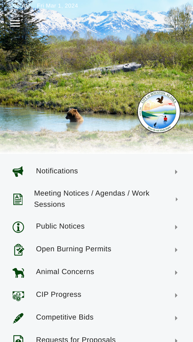 Screenshot 1 of City of Houston, Alaska App
