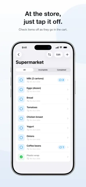 GroupTodo - Easy Shared Tasks screenshot 1