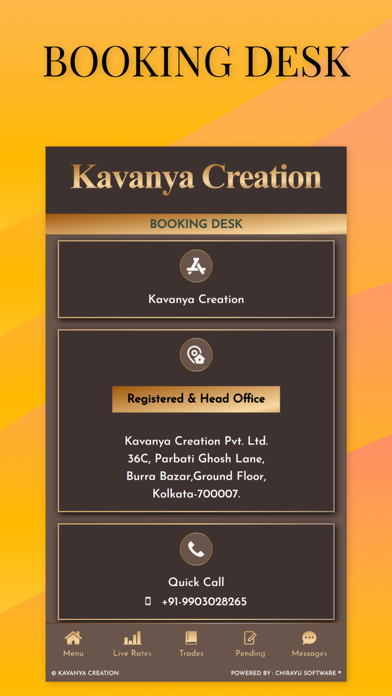 Kavanya Creation Screenshot
