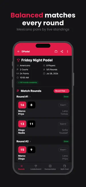 DPadel - Point Tracker screenshot 4