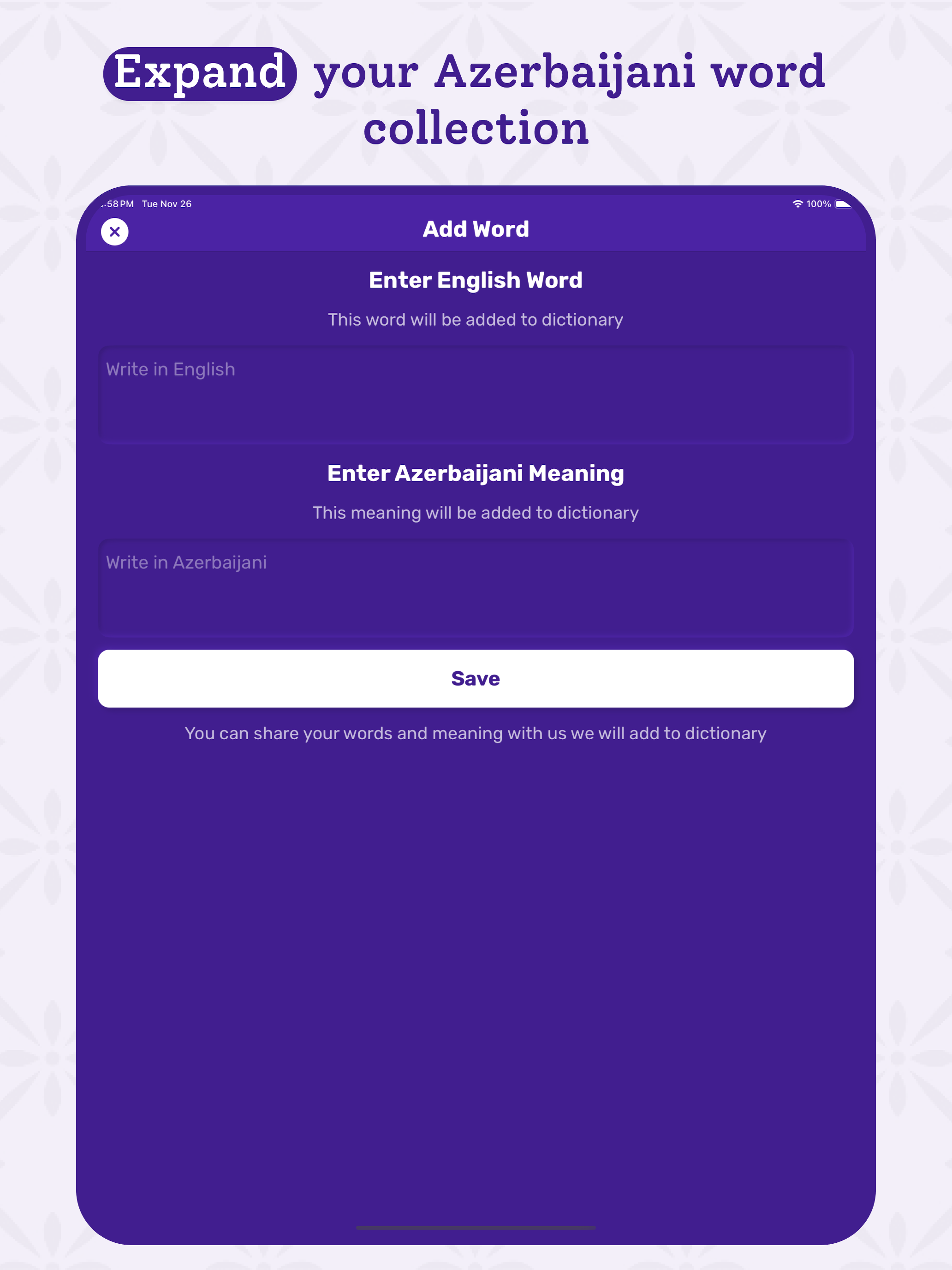 Azerbaijani Dictionary offline screenshot 14