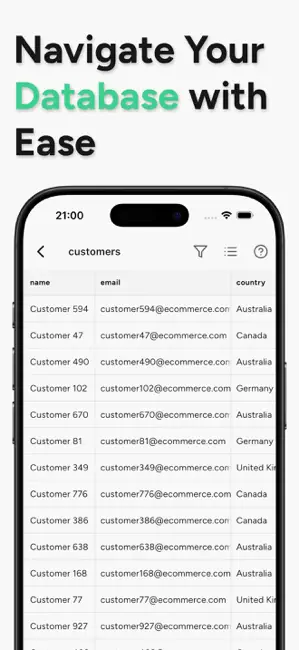 Supanow: Supabase Dashboard iPhone screenshot 4