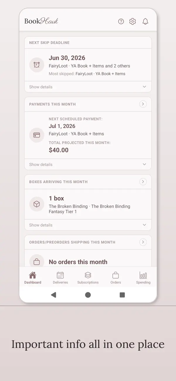 Screenshot #1 pour BookHaul