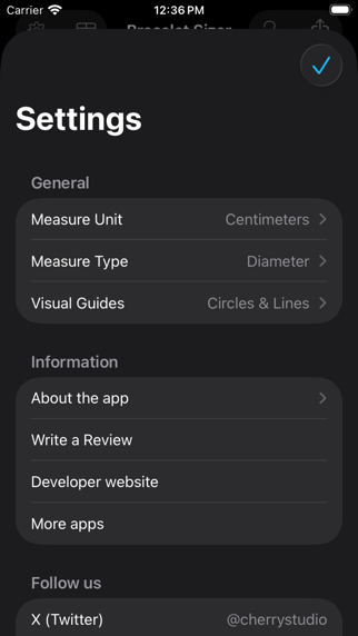 Bracelet Sizer iPhone screenshot 8 - Utilities app