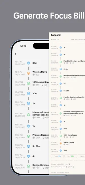 FocusBill screenshot 1