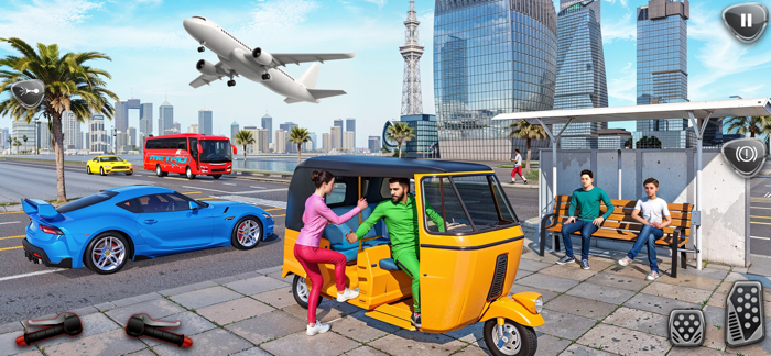 Modern Tuk Tuk Auto Rickshaw