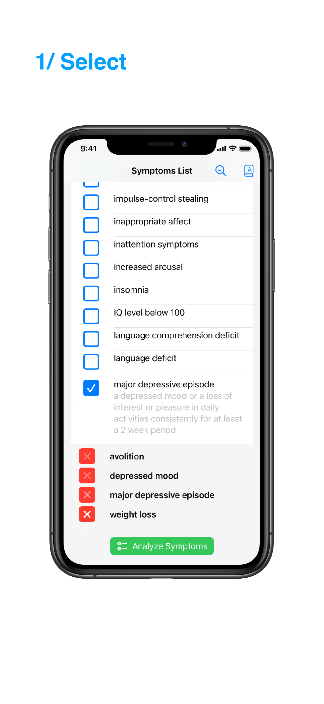 Psychological Symptom Analyzer