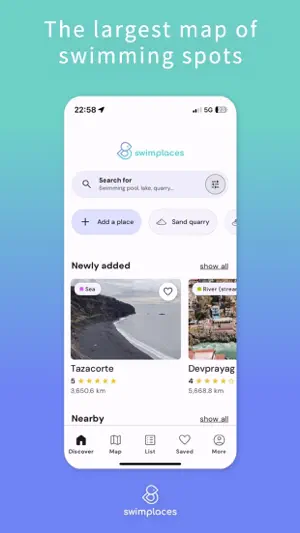 Swimplaces screenshot 1