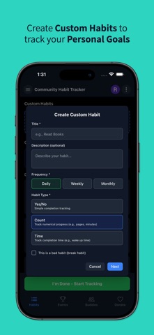 Community Habit Tracker Screenshot 4 of 8