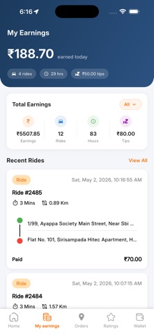 Yuva Ride Driver Screenshot 2 of 4