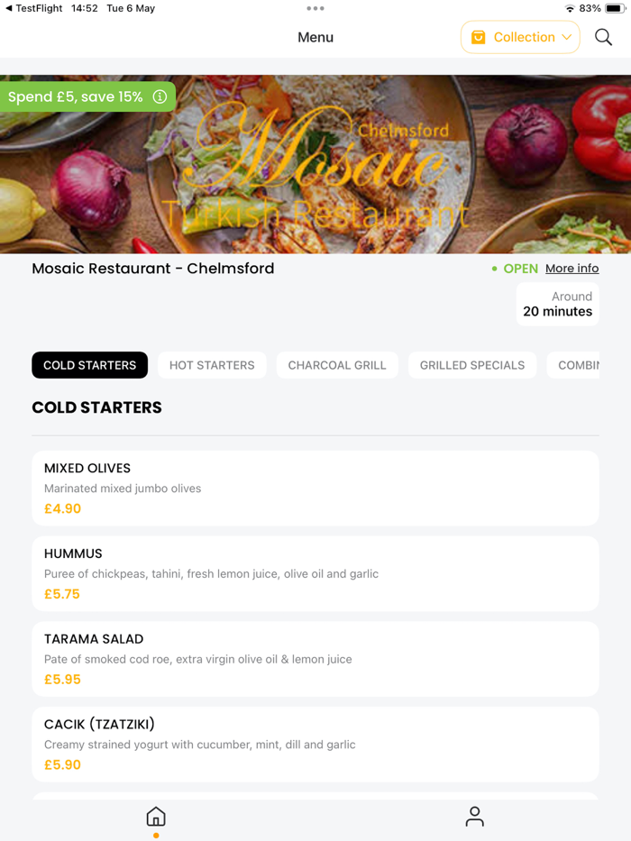 Mosaic Restaurant - Chelmsford