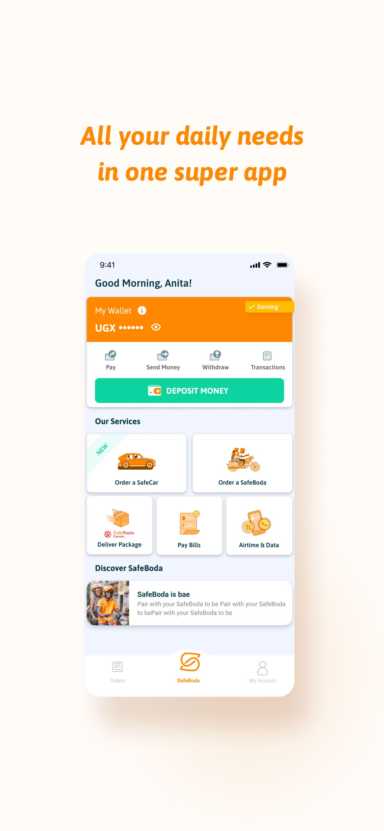 SafeBoda with SafeCar