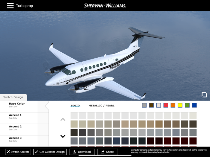 SW Aircraft Color Visualizer