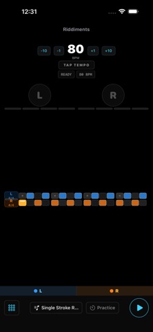 Riddiments — Drum Practice Screenshot 1 of 4