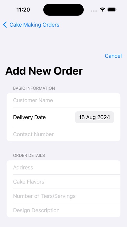 Cake Making Orders List screenshot-3
