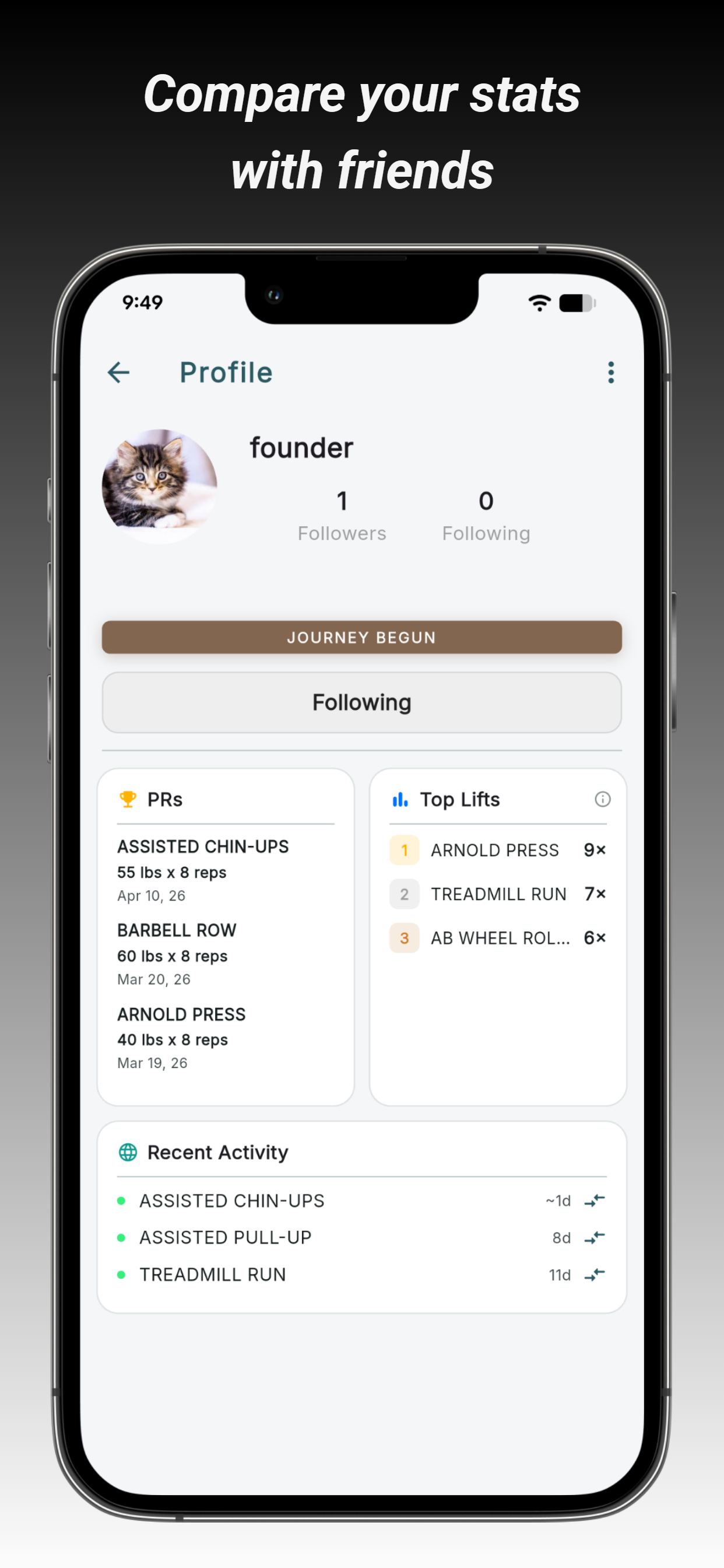JustLiftin Workout Tracker screenshot 10