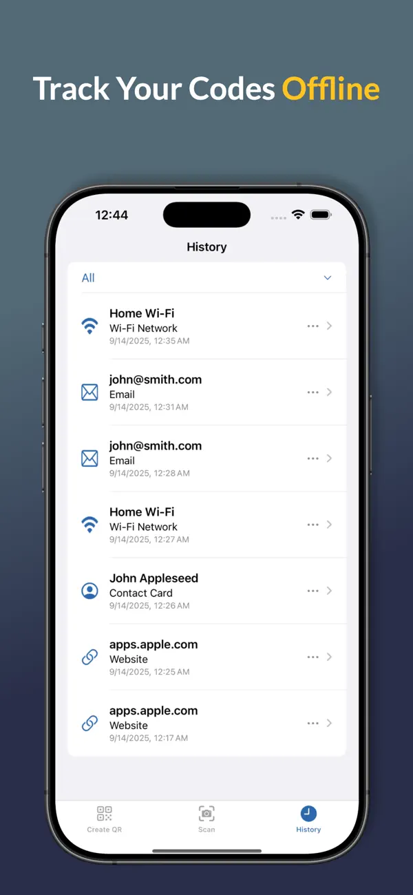 #5. QuickQR: Code Scanner & Maker (iOS) By: Enes Kendirci